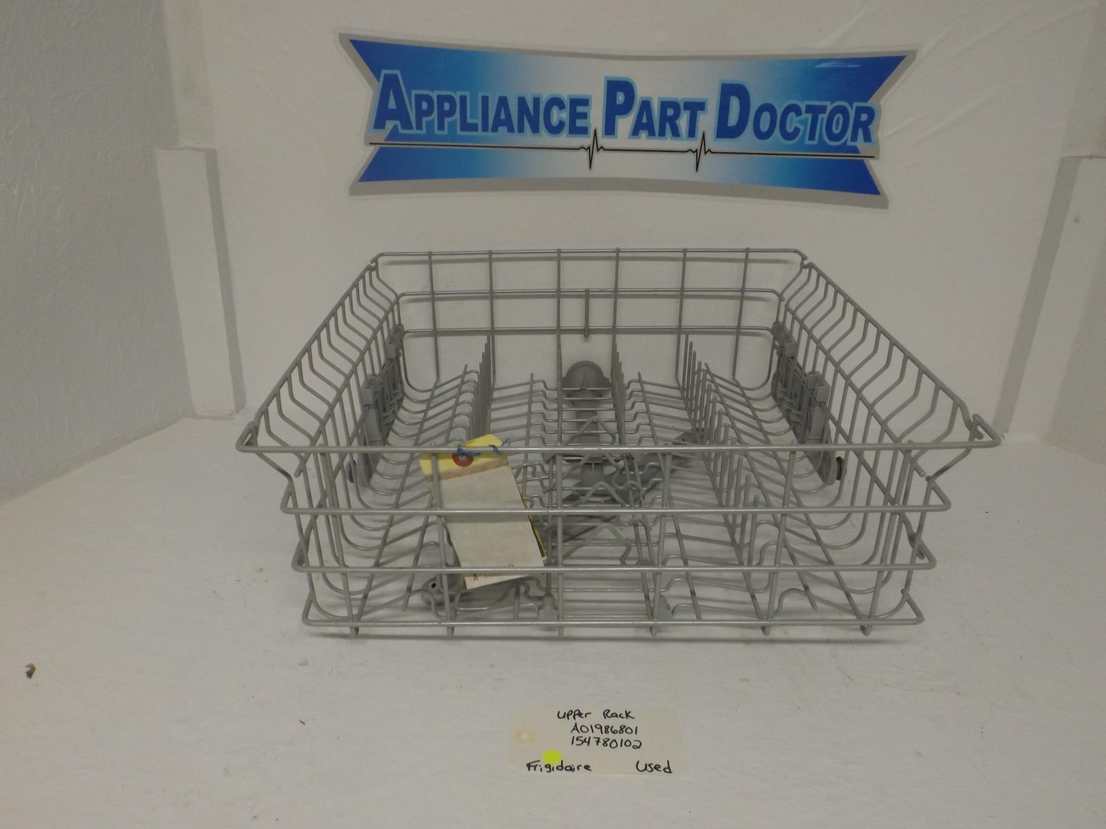 Frigidaire Dishwasher A01986801 154780102 Upper Rack Used Frigidaire Dishwasher A01986801 154780102 Upper Rack Used